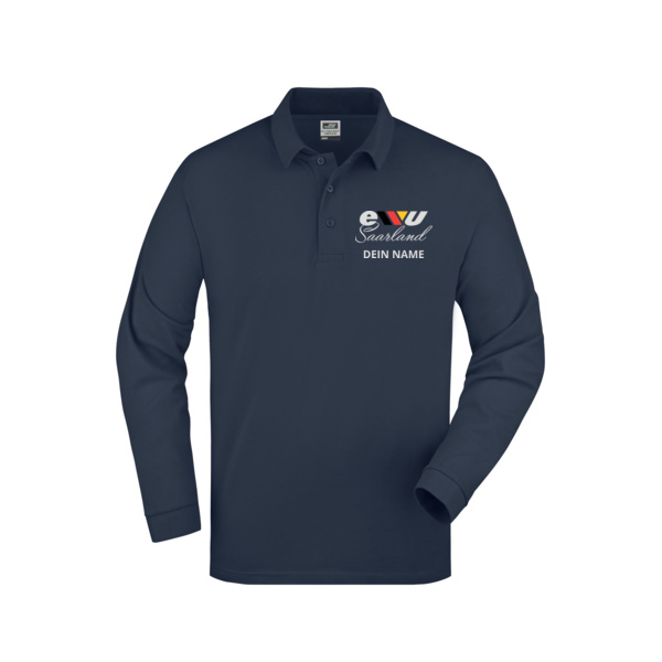 Brustdruck - Polo-Piqué Long-Sleeved Miniaturansicht