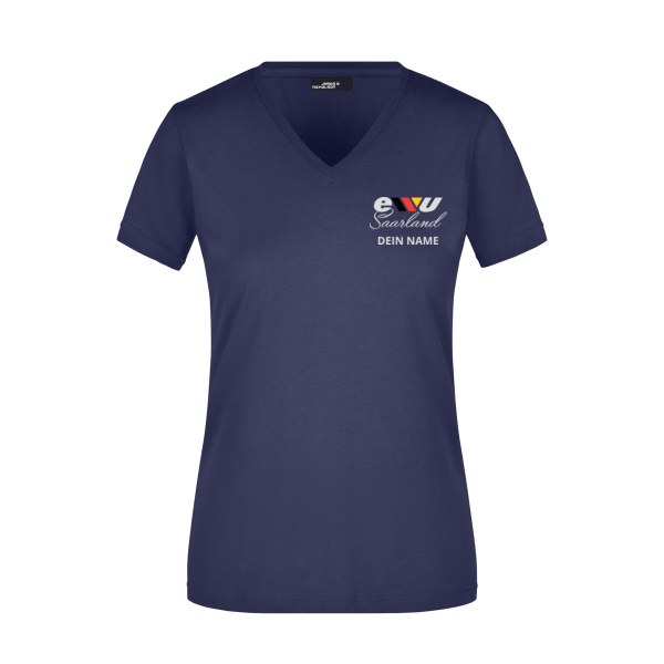 Brustdruck - Ladies' Slim Fit V-T Miniaturansicht