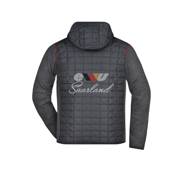 Rückenstick - Men's Knitted Hybrid Jacket Miniaturansicht